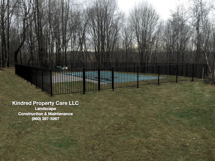 Pool deck and pool fencing project